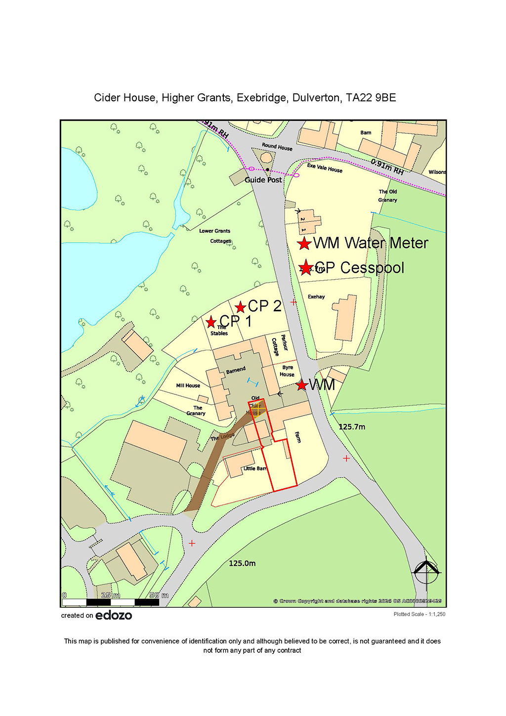 Lot: 128 - TWO-BEDROOM SEMI-DETACHED COTTAGE SITUATED WITHIN HIGHER GRANTS FARM - Proposed Sale Plan